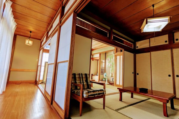Living Rooms (Tatami) 1F (9㎡)｜リビング（客間）１階 和室（9㎡）